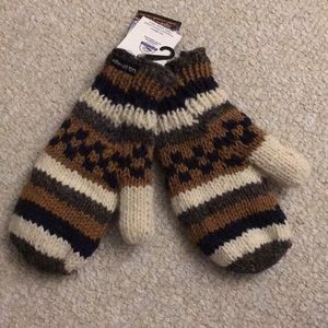100% Sheep Wool Cozy Mittens
